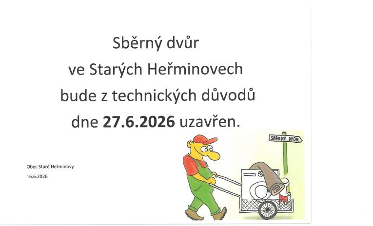 Uzavření sběrného dvora